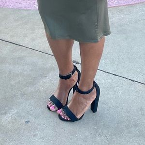 Two strap tapered heel sandal from Torrid!